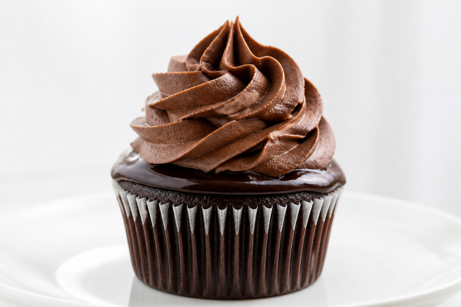 Triple Chocolate cupcake with chocolate buttercream