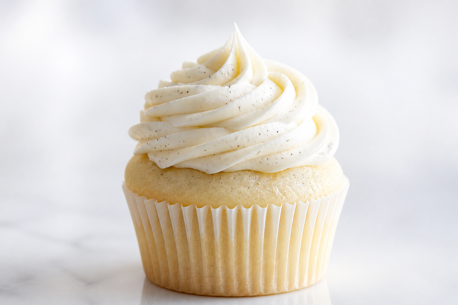 Vanilla Dream cupcake with vanilla bean buttercream